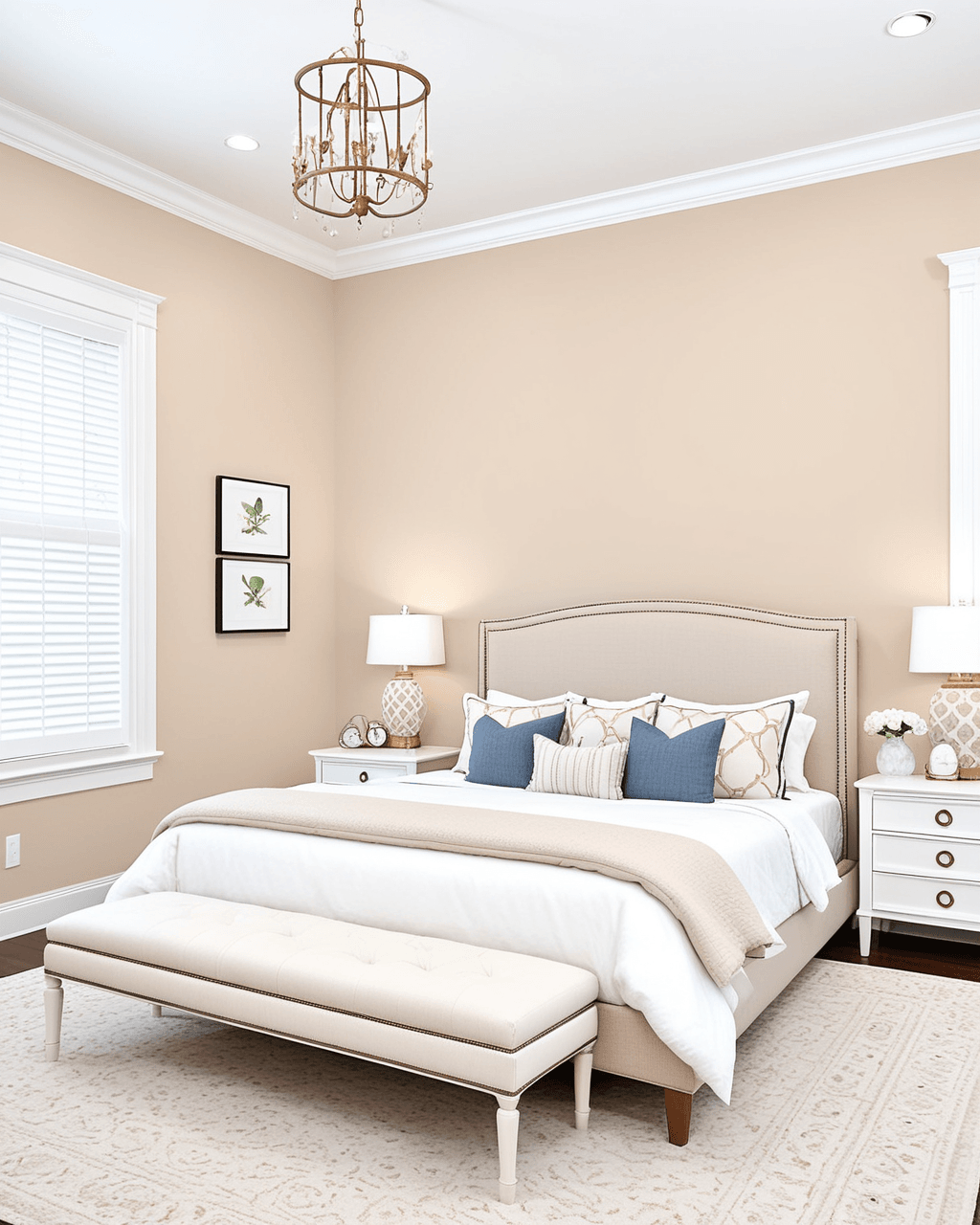 Pastel Bedroom Interior paint color combination — Fragile Beauty